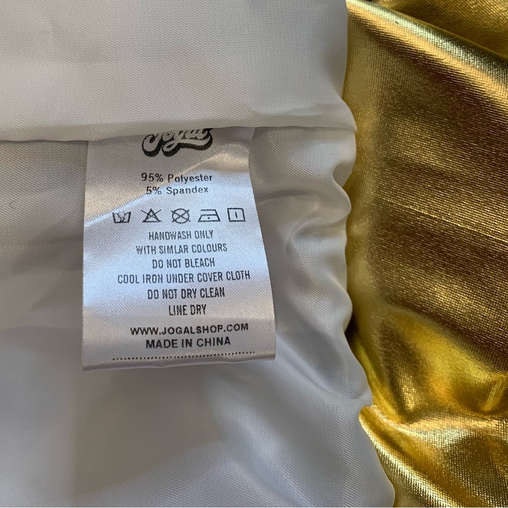 Jogal Style Metallic Silver and Gold Women's Jacket - Picture 6 of 6